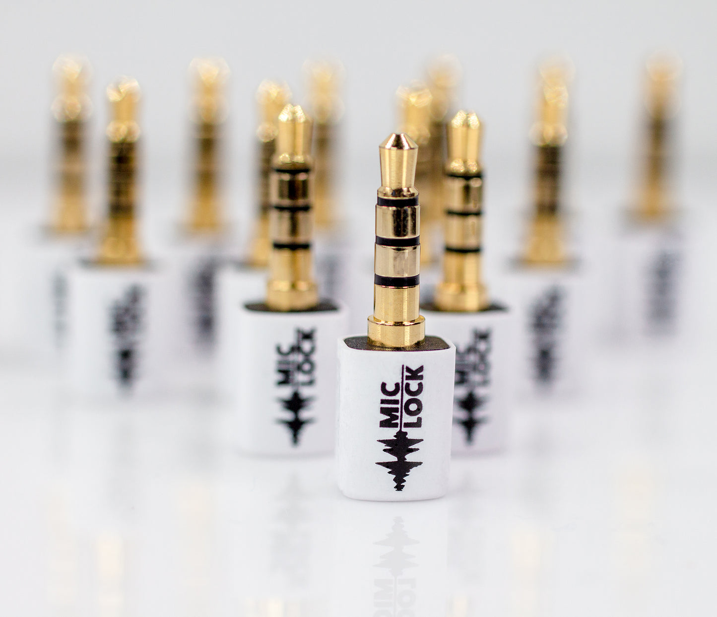 Mic-Lock 3.5mm Mini Single Ended Microphone Blocker White
