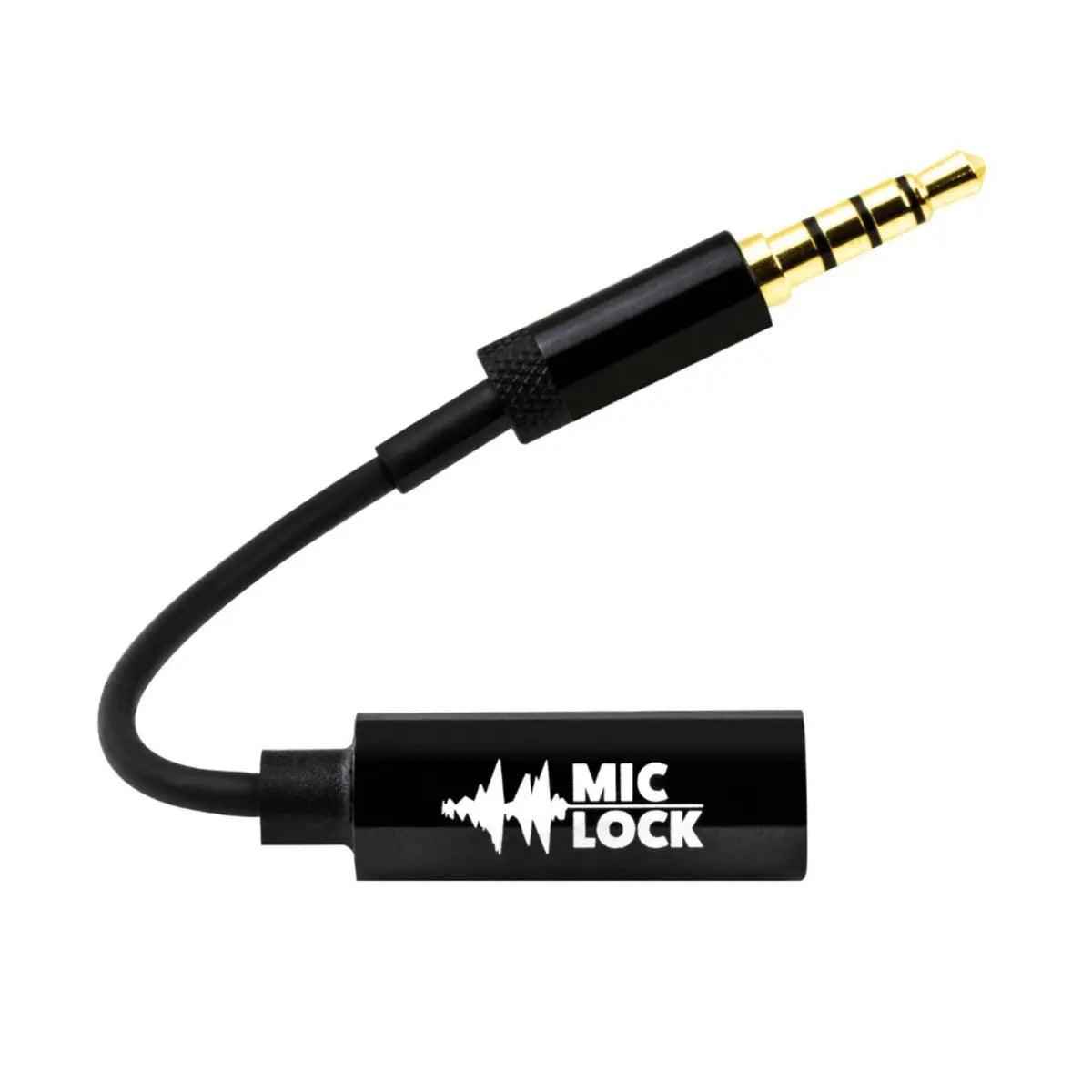 Mic-Lock 3.5mm Soundpass Microphone Blocker- Black - Mic-Lock