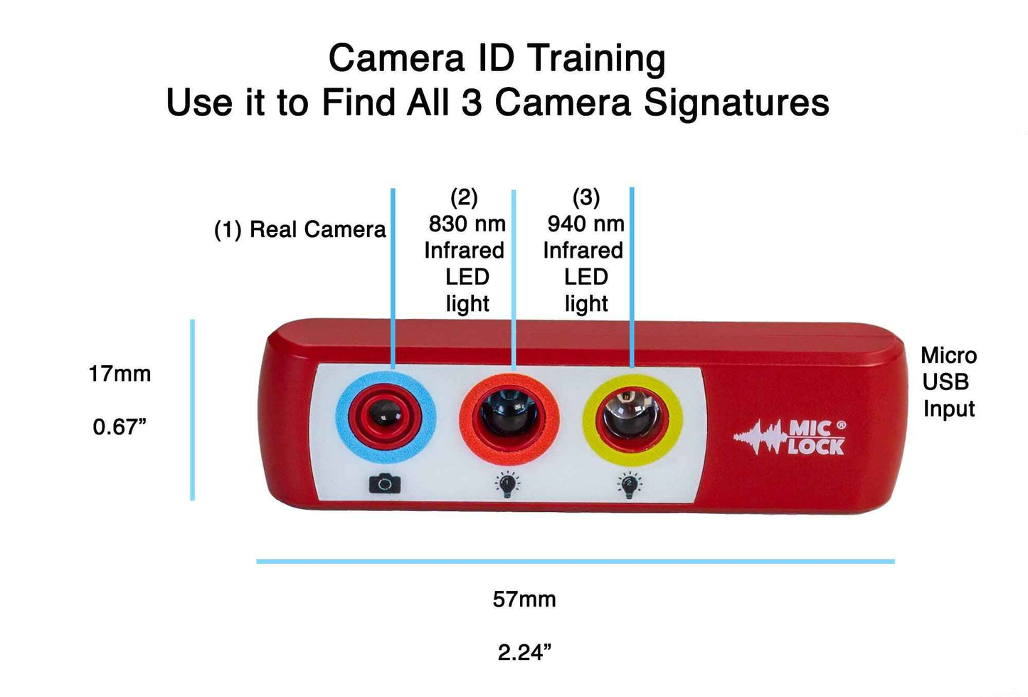 Mic-Lock Camera Finder & Hidden Devices Detector - Mic-Lock