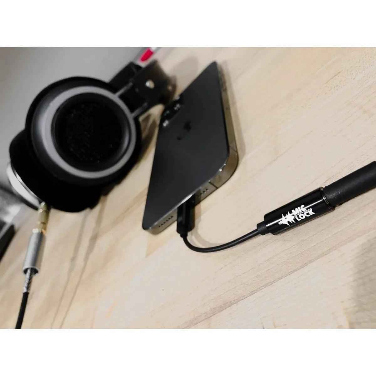Mic-Lock Lightning Soundpass Microphone Blocker - Black - Mic-Lock