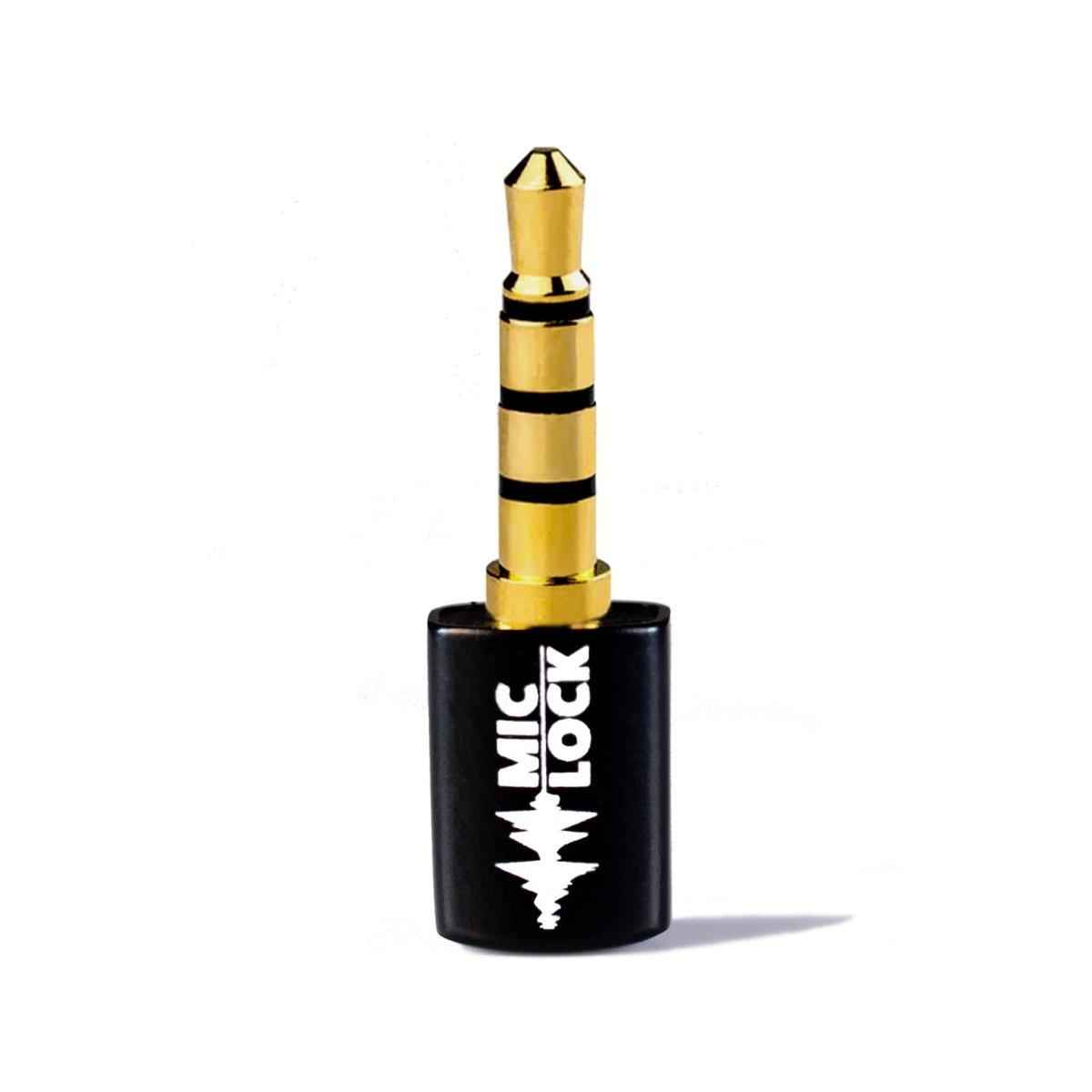 Mic-Lock Mini 3.5mm Single-Ended Microphone Blocker-Black - Mic-Lock
