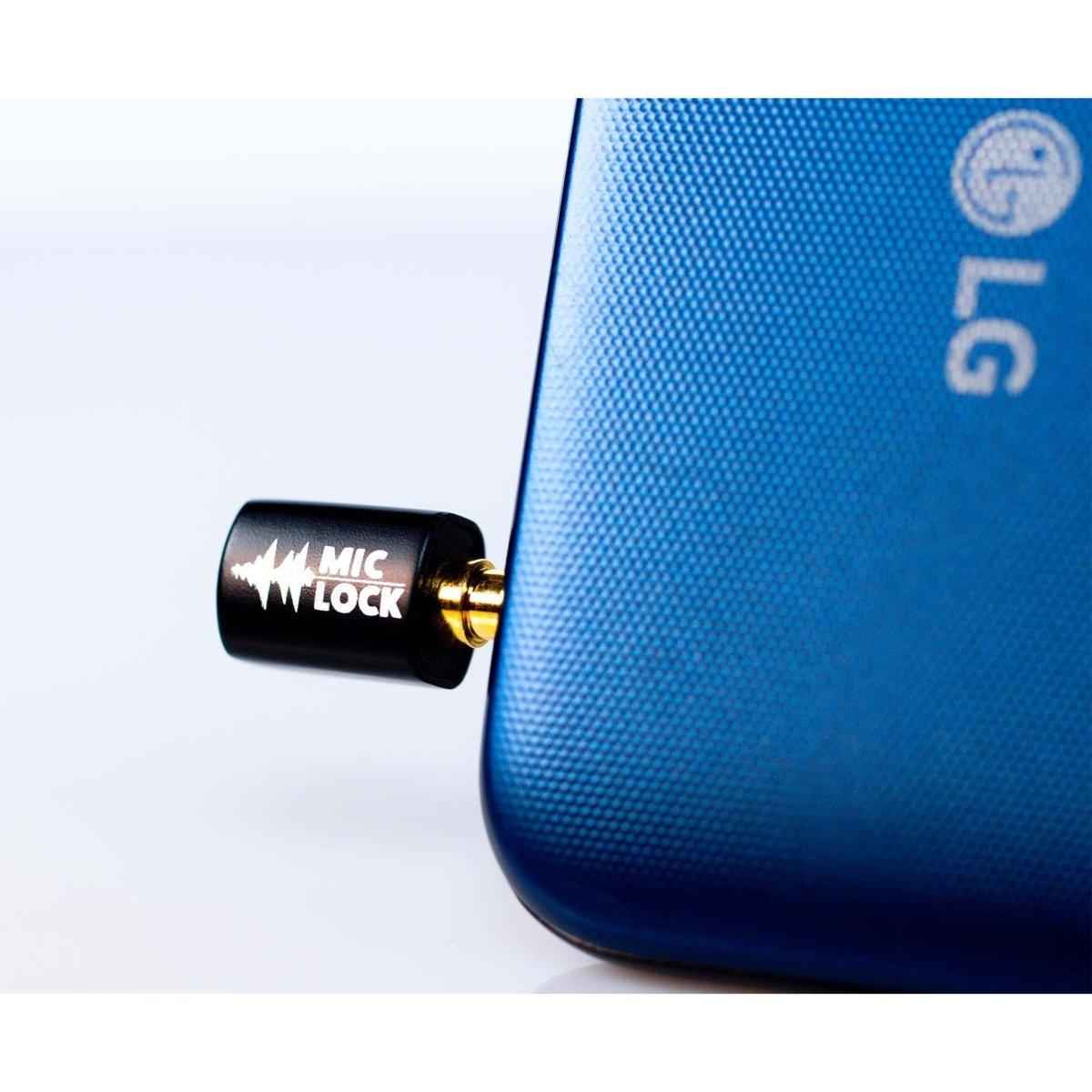 Mic-Lock Mini 3.5mm Single-Ended Microphone Blocker-Black - Mic-Lock