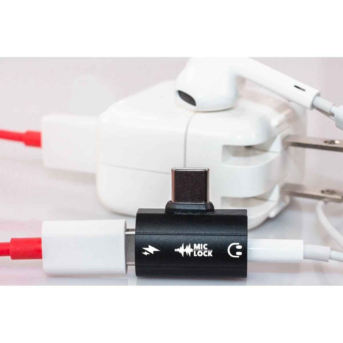 Mic-Lock USB-C Microphone Blocker Soundpass & Secure Charging - Mic-Lock