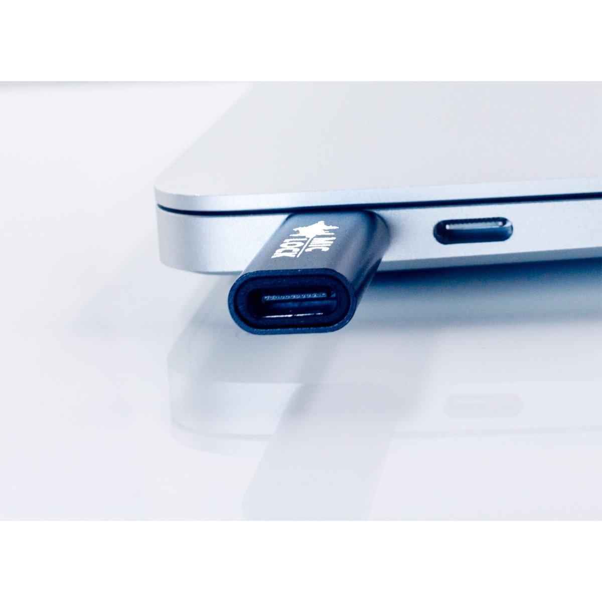 Mic-Lock USB-C to USB-C Secure Charger - Black - Mic-Lock