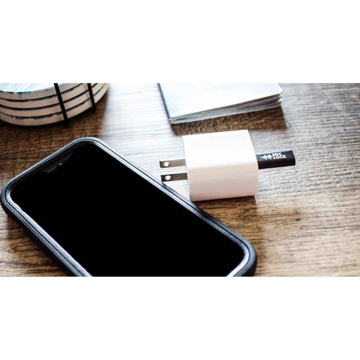 Mic-Lock USB-C to USB-C Secure Charger - Black - Mic-Lock