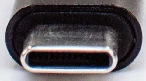 USB-C plug, front view