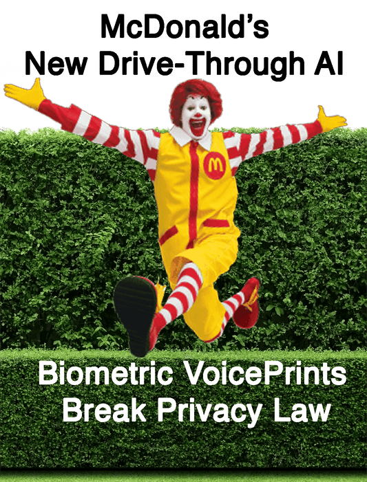 McDonald's Collects VoicePrints for new AI Drive Through - Mic-Lock