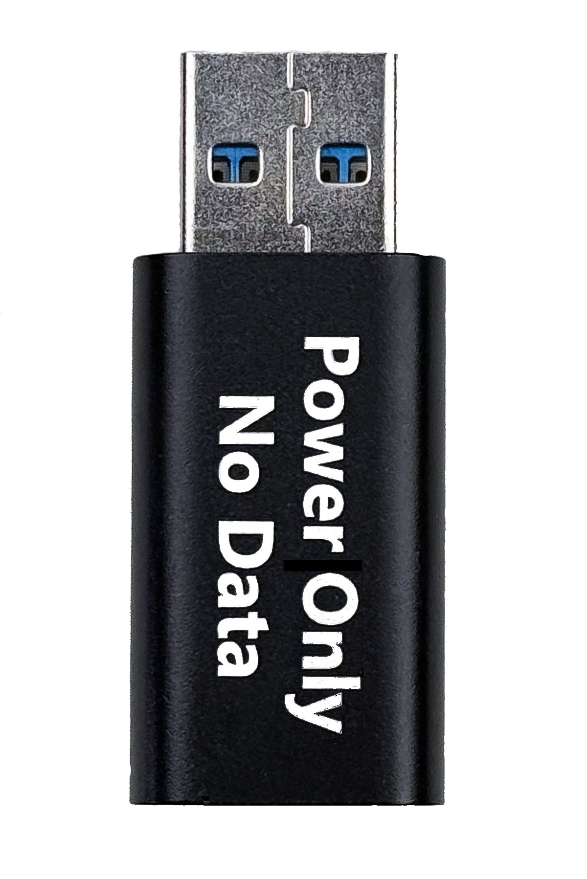 USB-A to USB-C Secure Charger adapter.