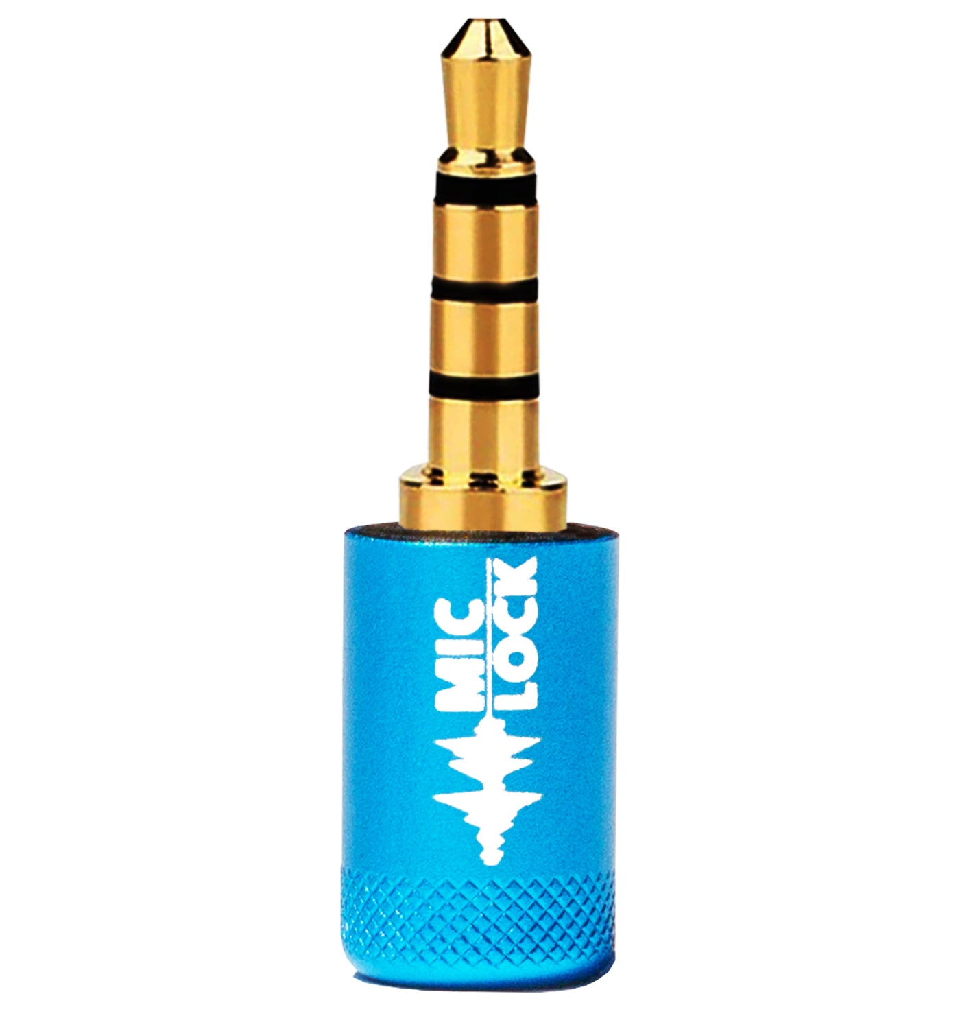 Mic-Lock 3.5mm Single-Ended  Microphone Blocker Blue