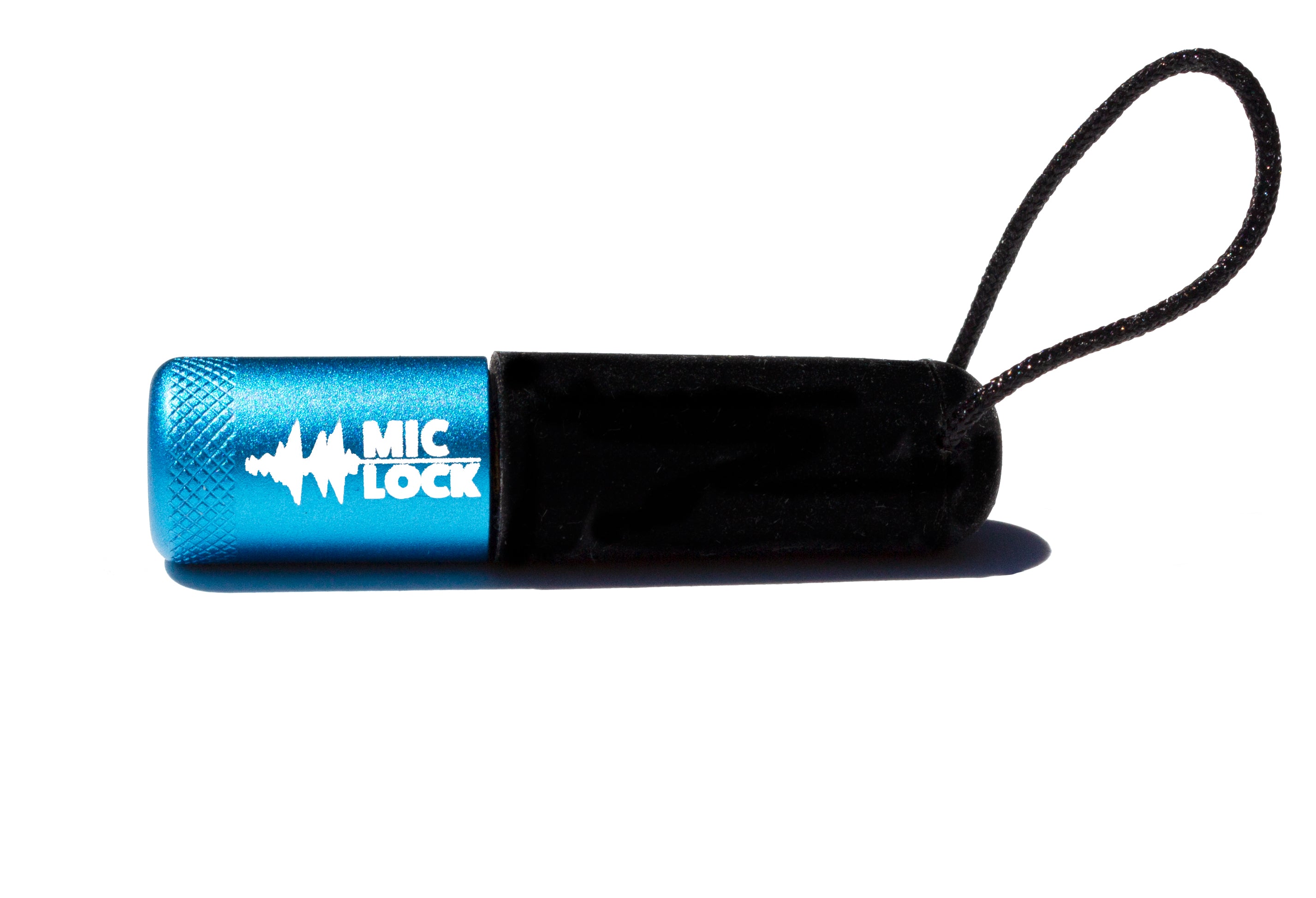Mic-Lock 3.5mm Single-Ended  Microphone Blocker Blue