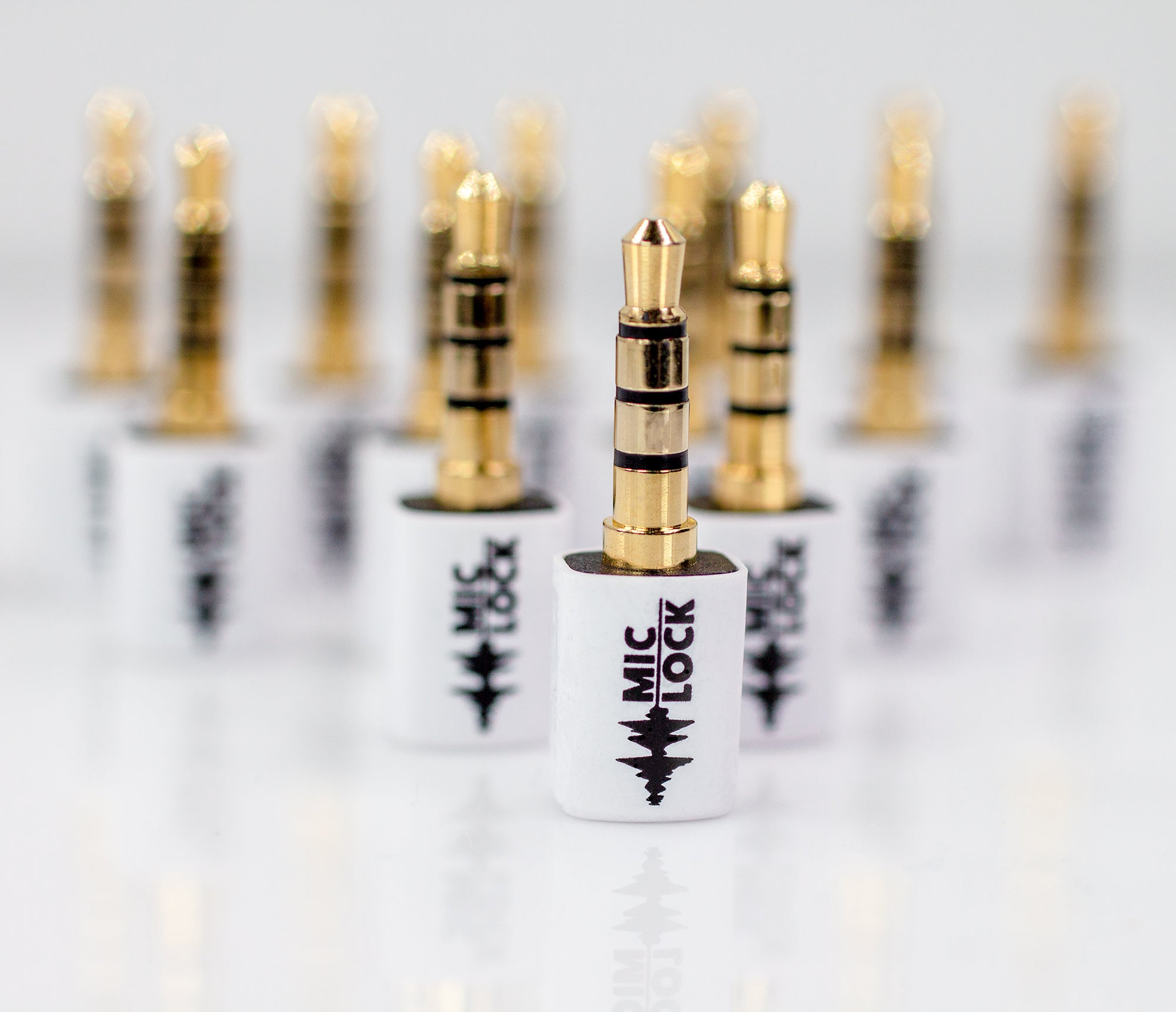 Mic-Lock® 3.5mm Single-Ended Microphone Blocker- White - Mic-Lock