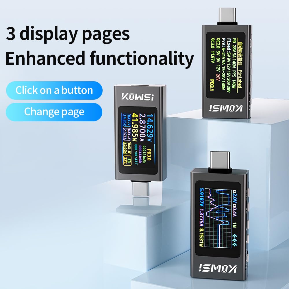 Diymore USB-C Power Meter — Single Unit