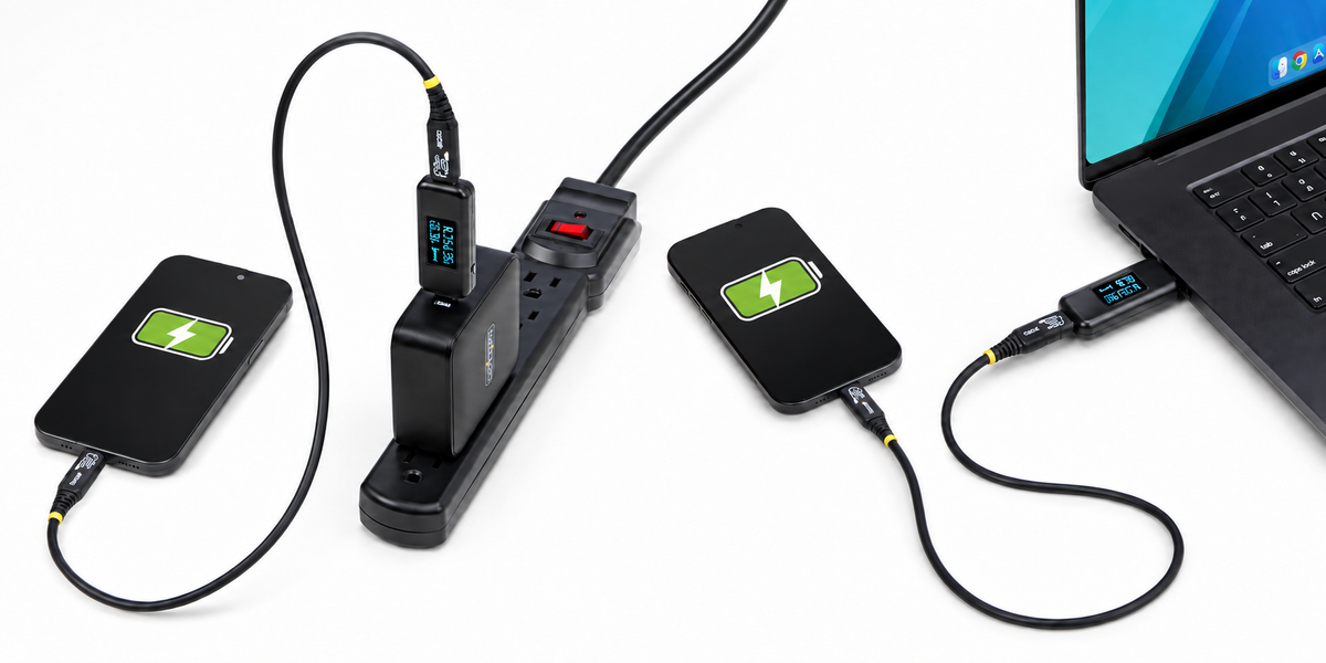 StarTech.com USB-C Power Meter — USBC-PWRTESTER