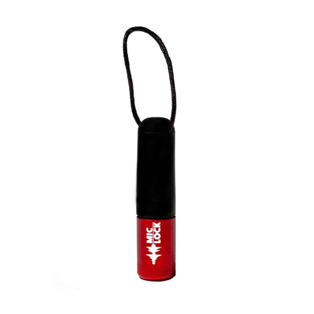 Mic-Lock 3.5mm Single-Ended Microphone Blocker - Metallic Red - Mic-Lock