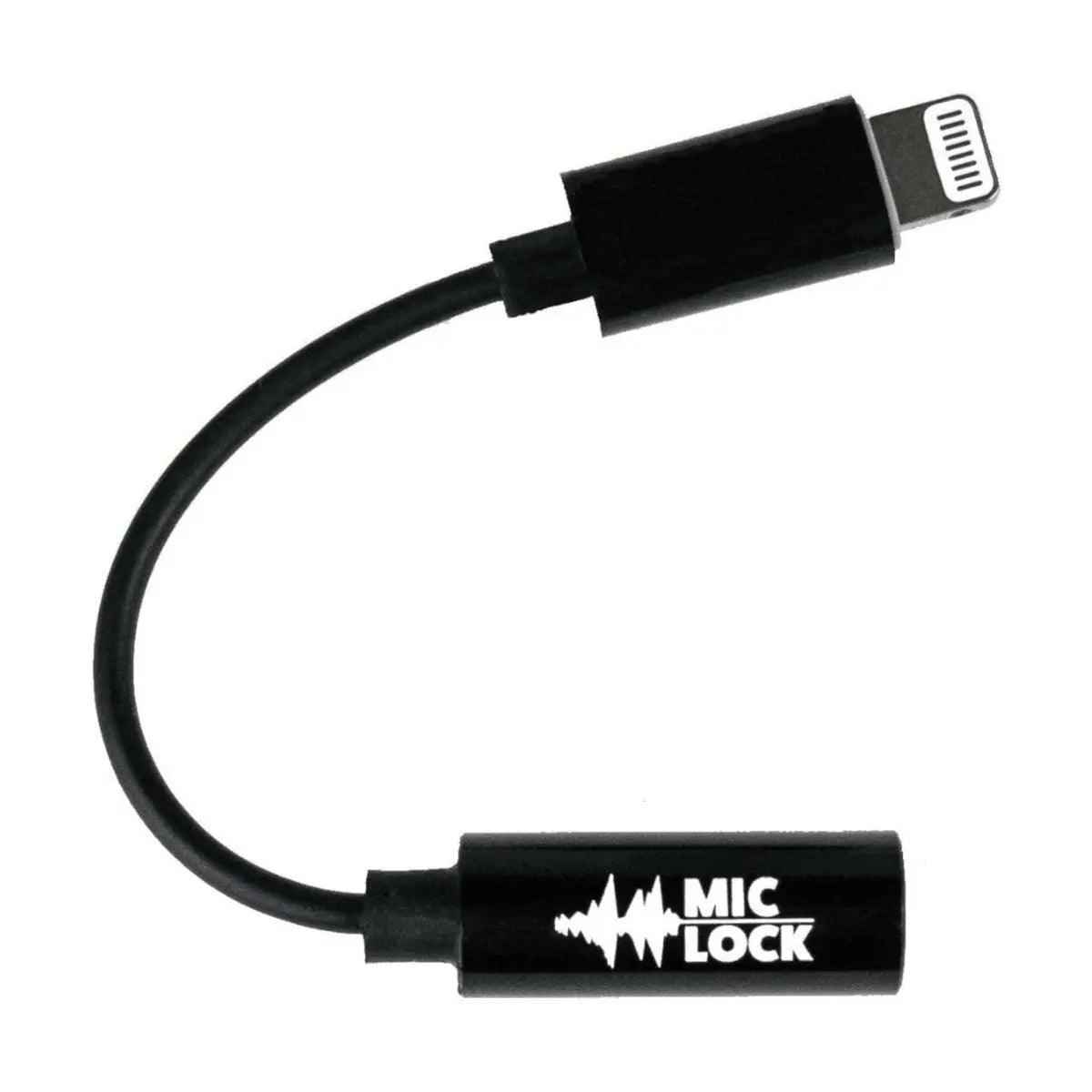 Mic-Lock Lightning Soundpass Microphone Blocker - Black - Mic-Lock