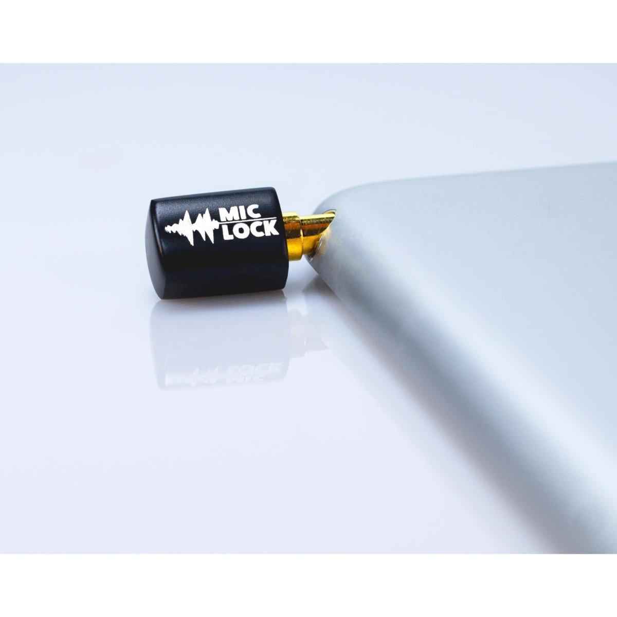 Mic-Lock Mini 3.5mm Single-Ended Microphone Blocker-Black - Mic-Lock