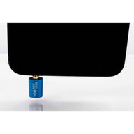 Mic-Lock Mini 3.5mm Single-Ended Microphone Blocker - Blue - Mic-Lock