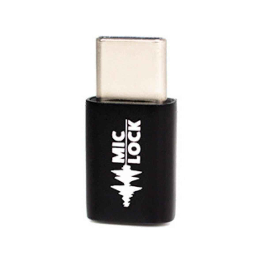 Mic-Lock Mini USB-C Single-Ended Microphone Blocker - Black - Mic-Lock