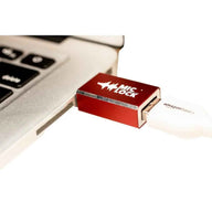 Mic-Lock USB-A to USB-A Secure charger - Red - Mic-Lock