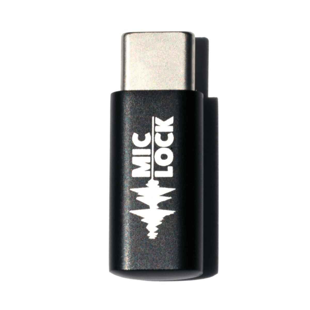 Mic-Lock USB-C Single-Ended Microphone Blocker - Black - Mic-Lock