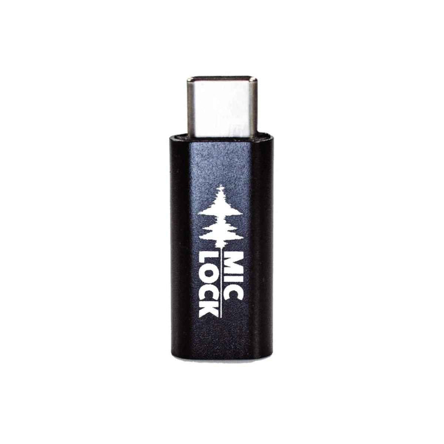 Mic-Lock USB-C to USB-C Secure Charger - Black - Mic-Lock