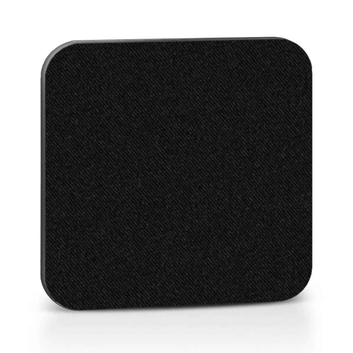 Black webcam cover.